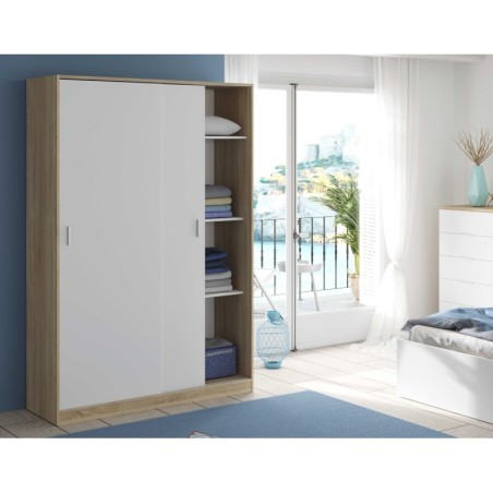 ARMARIO MODELO NOON PLUS EN ROBLE CANADIAN/BLANCO Resfor 215,00 € 177,69 €