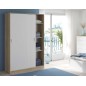 Armario modelo noon plus en roble canadian/blanco Armario modelo noon plus en roble canadian/blanco