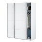 Armario 2 puertas correderas modelo arya, en color blanco Armario 2 puertas correderas modelo arya, en color blanco