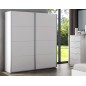 Armario 2 puertas correderas modelo arya, en color blanco Armario 2 puertas correderas modelo arya, en color blanco