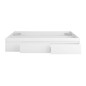 Cama 4 cajones modelo bed, en color blanco Cama 4 cajones modelo bed, en color blanco