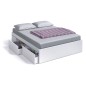 Cama 4 cajones modelo bed, en color blanco Cama 4 cajones modelo bed, en color blanco