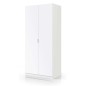 Armario 2 puertas low cost en  blanco