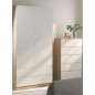Armario 2 puertas 2 cajones Low cost, en roblecanadian/blanco artik Armario 2 puertas 2 cajones Low cost, en roblecanadian/blanco artik