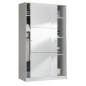 Armario 2 puertas correderas max, en blanco brillo Armario 2 puertas correderas max, en blanco brillo