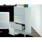 Comoda cinco cajones diva-loft en blanco brillo Comoda cinco cajones diva-loft en blanco brillo