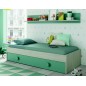Cama nido juvenil enjoy 90x190 + estantería Cama nido juvenil enjoy 90x190 + estantería