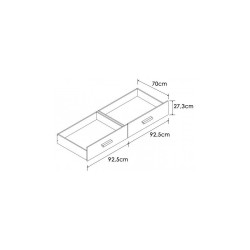 CAMA COMPACTO MODELO LARA CAMBRIA BLANCO Distribuidor 240,00 € 198,35 €