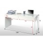 Mesa estudio reversible modelo bianca , en blanco Mesa estudio reversible modelo bianca , en blanco
