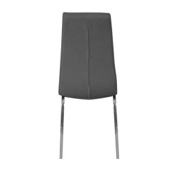 Copy of silla modelo ester tela color gris oscuro