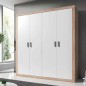 Armario Sara 4 puertas batientes 208x196x50,2 cm