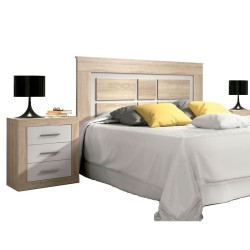 DORMITORIO MODELO LARA 21 COLOR CAMBRIAN Y BLANCO