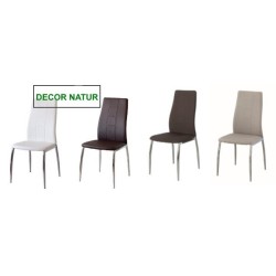 SILLA EN  POLIPIEL MODELO ROCIANA EN VARIOS COLORES
