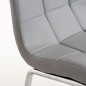 Silla modelo lidi-a en simil piel gris Silla modelo lidi-a en simil piel gris