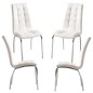 Silla modelo lidi-a en simil piel blanco Silla modelo lidi-a en simil piel blanco