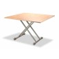 Mesa de centro modelo corte extensible y elevable en roble