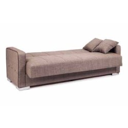 SOFA CAMA TIERRA EN GRIS Y BEIGE