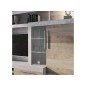 Salon modelo londines en roble laminado y gris Salon modelo londines en roble laminado y gris