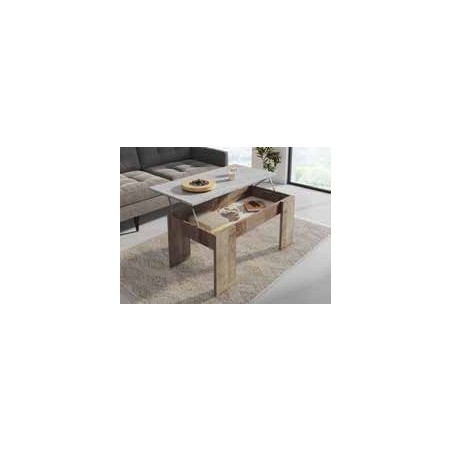 MESA CENTRO MODELO LONDINES EN ROBLE LAMINADO Y GRIS MUEBLE CON ENVÍO EN 72 HORAS 61,00 € 50,41 €