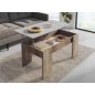 Mesa centro modelo londines  en roble laminado y gris