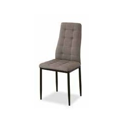 SILLA ACOLCHADA EN TELA MODELO COOL COLOR GRIS