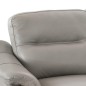 Conjunto sofas 3+2 plazas modelo marcus electrico en piel color piedra Conjunto sofas 3+2 plazas modelo marcus electrico en piel color piedra