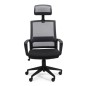 Silla oficina ciria en negro patas negro Silla oficina ciria en negro patas negro