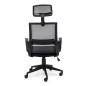 Silla oficina ciria en negro patas negro Silla oficina ciria en negro patas negro