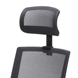 SILLA OFICINA CIRIA EN NEGRO PATAS NEGRO