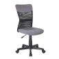 Silla oficina doraimon en gris patas negras ergonomica Silla oficina doraimon en gris patas negras ergonomica