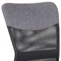 Silla oficina doraimon en gris patas negras ergonomica Silla oficina doraimon en gris patas negras ergonomica