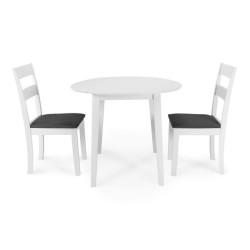SET DE MESA +2 SILLAS MODELO PIA EN MADERA LACADA