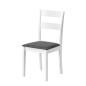 Set de mesa +2 sillas modelo pia en madera lacada Set de mesa +2 sillas modelo pia en madera lacada