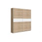 Armario de correderas winner 170x210 roble