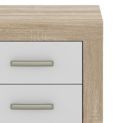 MESITA DE NOCHE MODELO LAFNE COLOR CAMBRIAN BLANCO