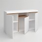 Aparador de salón comedor elis color blanco mate/natura Aparador de salón comedor elis color blanco mate/natura