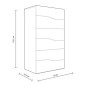 Copy of dormitorio monika 03 en pino andersen gris