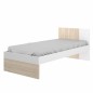 Cama juvenil dina 90x190 natural y blanco Cama juvenil dina 90x190 natural y blanco