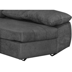 Sofá chaiselongue  black con arcon