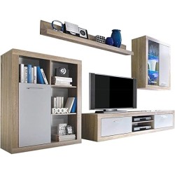 Salon sunset cambrian blanco con leds