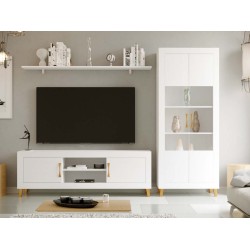 Salón Niza 3 en color blanco entrega inmediata