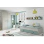 Cama doble juvenil snuba acqua