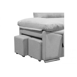 Sofá Chaiselongue Derechas Copi gris con arcon