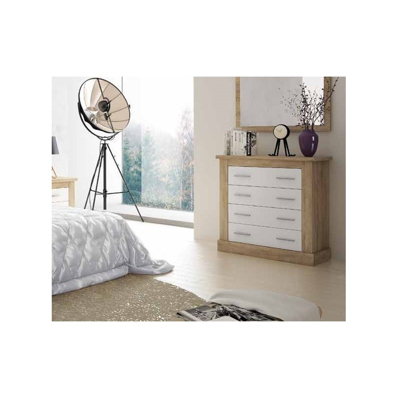 Comoda modelo chellen en color cambria blanco Comoda modelo chellen en color cambria blanco