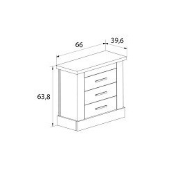 Dormitorio modelo chellen 13 color cambria blanco