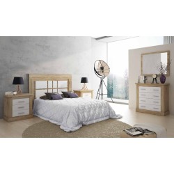 Dormitorio modelo chellen 13 color cambria blanco