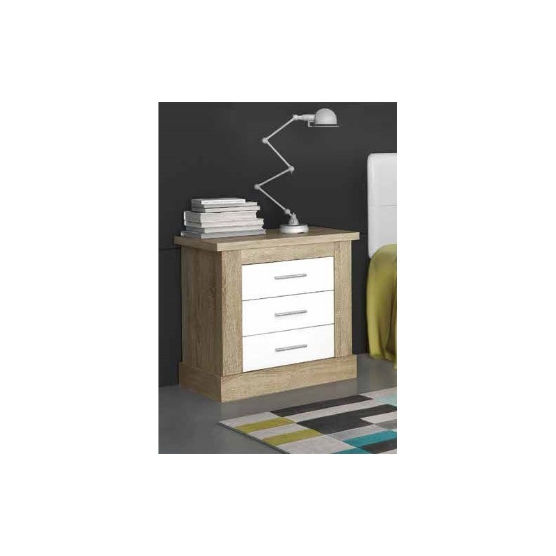 Mesita de noche modelo chellen color cambria blanco Mesita de noche modelo chellen color cambria blanco
