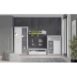 copy of Composicion saslon modelo stone cemento blanco con leds