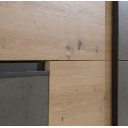 Armario de correderas tokio 200x201artisan y gris