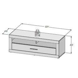 copy of Composicion saslon modelo stone cemento blanco con leds